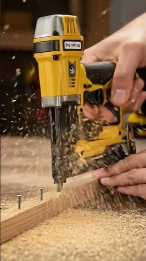 Mini Brad Nailer in Action – Fast & Precise Wood Fixing!