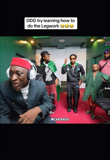 DDG Tries to Learn the Nigerian Legwork Dance