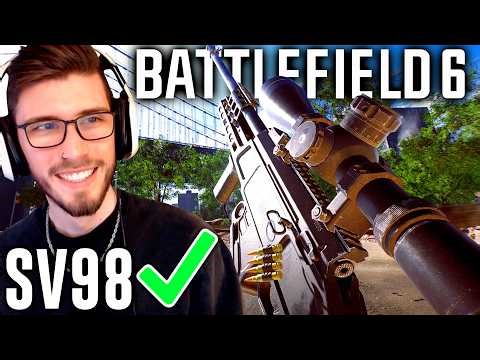 The SV98 is the BEST SNIPER in Battlefield 6!