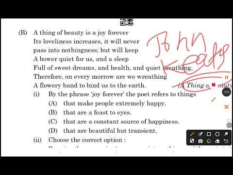 CLASS XII -CBSE ENGLISH PAPER SOLUTION