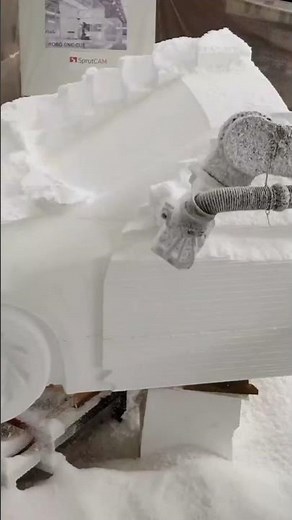 Getting a robot for your arts #sprutcamrobot #cadcam #robot #milling #robotmilling #art