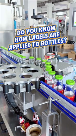 Star wheel adhesive labeling machine