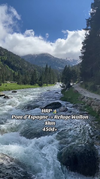 Jour 7 sur la HRP dans les Pyrénées ! 🤩 Oblige de descendre en debut de journée 6 a causes d’orages violents ⚡️🌧️ #wallon #cauterets #pyrenees #HRP #mountain #bearn #wild #bivouac #randonnée #montagne #outdoor #jpeuxpasjairando #jpeuxpasjaimontagne