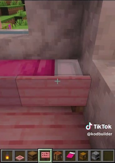 Build a Cute Small Pink House in Minecraft