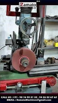 Automatic Conveyor Belt Grinding + Mini Surface Grinder | Ramato | Belter Machine With Attachments