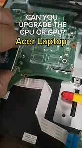 Can you upgrade cpu or gpu at acer laptop?yes/no. #acer #upgrade #cpu
