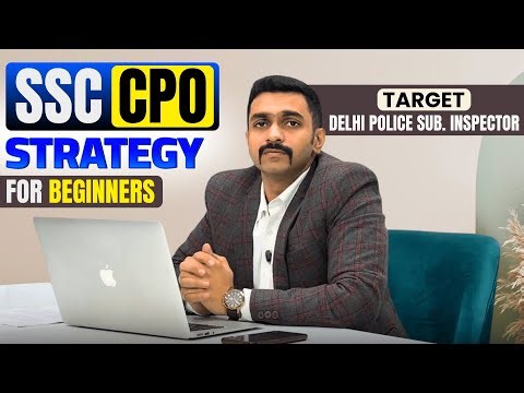 SSC CPO Best Strategy for Beginners | How to join Delhi Police Sub Inspector kaise bane ssc cpo 2026