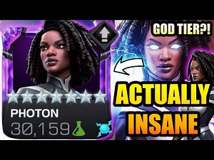 INSANE GOD TIER POTENTIAL - 7 Star Photon First Look Gameplay - Marvel Contest of Champions