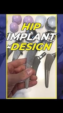 Learn about different designs for the components for total hip replacement surgery