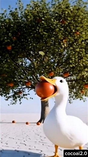 How did the duck survive in the desert |#ai #tree #survive #duck