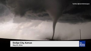 171K views · 6.1K reactions | A big tornado forms in this amazing timelapse video. This is a unique look at the destructive force | The Weather Channel | Facebook