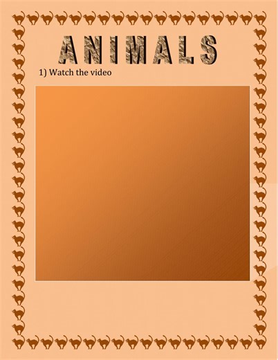 Wild animals online exercise for grade 1