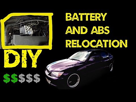 IS300 Battery & ABS Relocation DIY (No Kit)