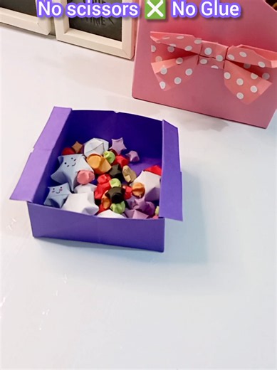 DIY Storage Box Idea - Easy Papercraft Organizer