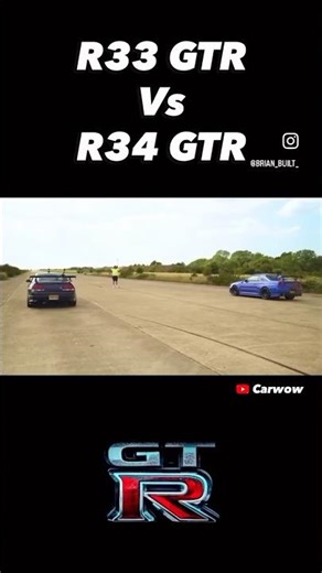 What a Race this was the whole video was insane! Check it out @carwow on youtube. #gtr #r33gtr #r34