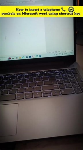 How to create a telephone symbol using MS Word shortcut key #shortsfeed #shorts