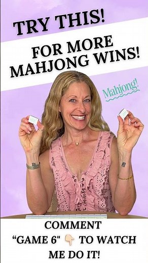 TRY THIS FOR MORE MAHJONG WINS! #americanmahjong #mahjongtips