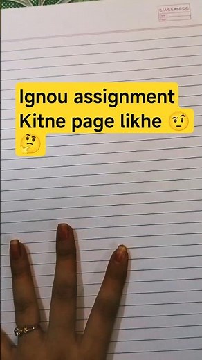 ignou assignment 2025 📚 kitne page ka hona chahiye? full guideline