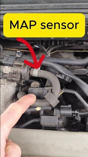 Audi A8 3.2 FSI MAP sensor location #diy #mechanic #shorts