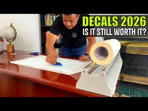 want a great business idea for 2026 with low investment? MAKE DECALS we have proof it works!