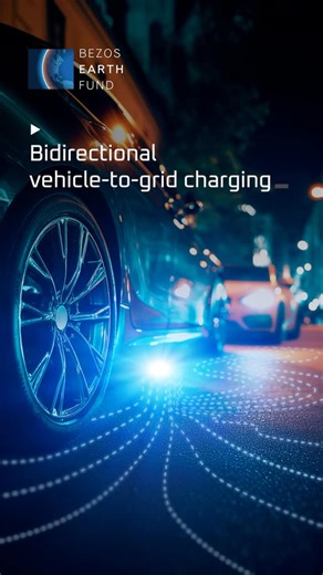Bezos Earth Fund on Instagram: "EVs don’t just drive change — they can power it. Through our AI for Climate and Nature Grand Challenge, we’re teaming up with @cornelluniversity to use AI to transform EVs in flexible energy storage that powers and strengthens the grid. Driven by advanced AI forecasting and optimization, the system will coordinate a network of EVs to balance renewable supply and demand, strengthen grid reliability, and do it all without disrupting daily driving. That’s how AI help
