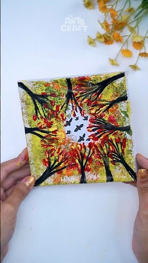 Easy Mini Canvas Painting Ideas 🎨 | Acrylic Painting Tutorial for Beginners | DIY Small Canvas Art