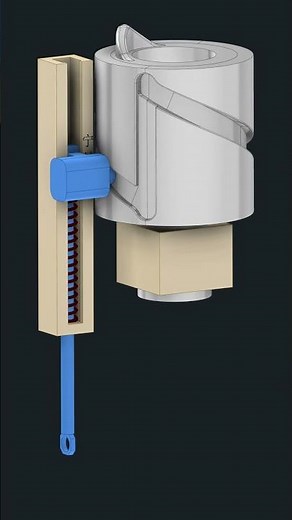 reciprocating motion #machine #3dprinting #mechanism#solidworks