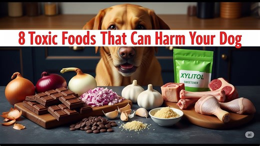 8 toxic foods that could harm your dog