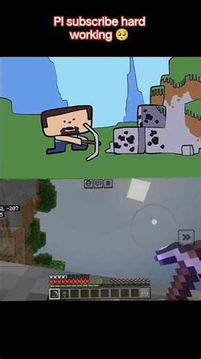 my video vs original #minecraft #meme #edit #shorts #games
