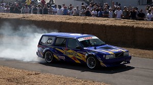 How powerful is this Volvo 740 drift car?