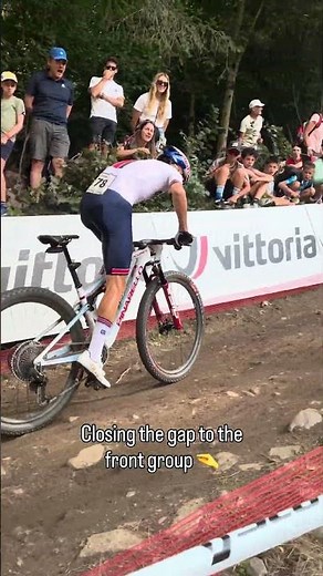 Relive Tom Pidcock’s epic comeback from trackside! 🔥😍 #ValdiSole2026 #MountainBike #MTB #Cycling