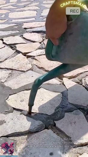 Mortar Pouring Tool for Perfect Joint Seal #video #vairalvideo #technology