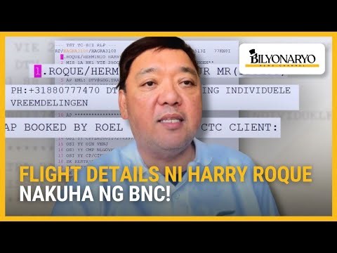 Flight details ni Harry Roque inilabas, government-coordinated repatriation umano | Agenda