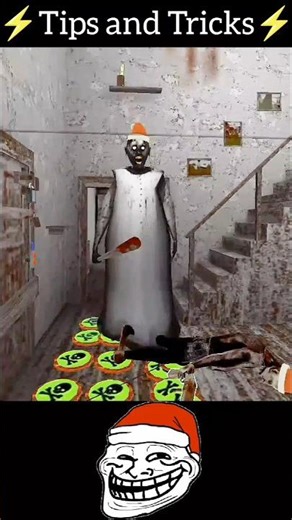 Nightmare Granny Grandpa || Unlimited Freezed Traps In Tricks 🤫 Funny Christmas Trolling 😕😲 #shorts