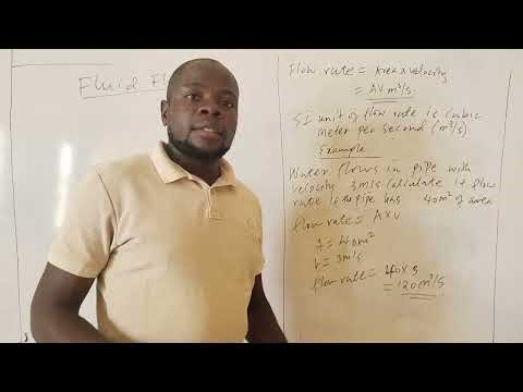 Flow Rate/Volume flux, Equation of continuity, Fluid flow