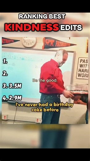 Ranking Best Kindness Edits#shorts