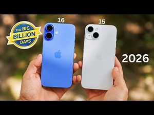 iPhone 15 Vs iPhone 16 Big Billion Days 2026 | iPhone 15 Vs 16 BBD Sale 2026 |iPhone 15 Vs iPhone 16