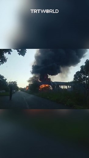 68K views · 440 reactions | A gas tanker reportedly stuck under a bridge exploded in Johannesburg, killing eight people, injuring scores more and damaging nearby buildings, emergency services said. The vehicle caught fire while under a low bridge, but investigations are ongoing according to an emergency services spokesperson. | TRT World | Facebook