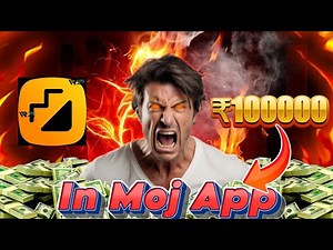 How To Earn Money Online ₹100000 On Moj App 😱 Imoj app se paise kaise kamaye online earning wala app