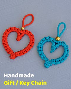 617K views · 7.7K reactions | Lovely Gift / Key chain from Macrame / Paracord | Arts&Crafts | Facebook