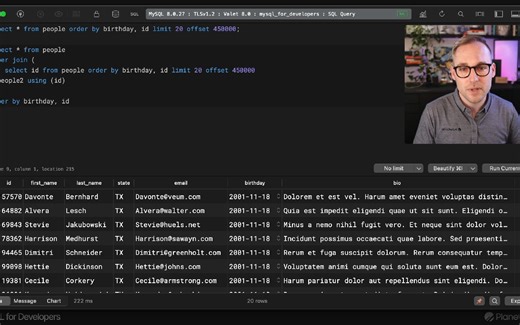 MySQL 使用 LIMIT/OFFSET 快速分页