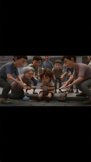 Baby superhero crying for money.