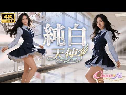 【神回】純白のセーラー服 - Pure Angel - AI Idol Lookbook (4K) | 史上最高の透明感