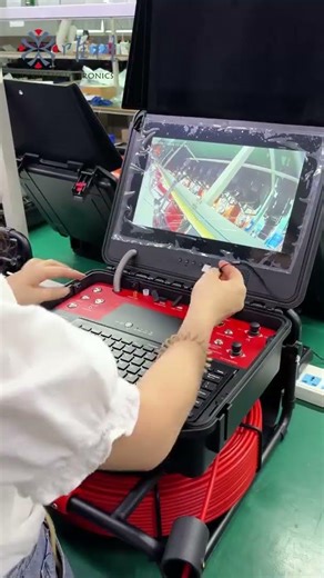 Precision in Motion: 33mm Rotating Camera on the Production Line