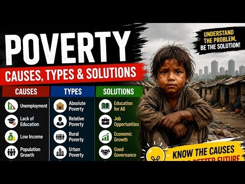 📍Poverty: Causes, Effects, and Solutions Explained || Global Challenge and Its Solutions