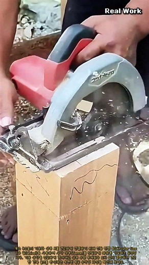 전동 공구와 수공구로 목재 기둥 결합 촉을 정밀하게 만드는 방법 #worker #process #woodwork #tools #construction