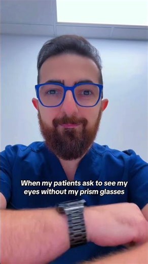 I always get asked if prism glasses will make my patients’ eyes look weird