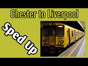 Chester To Liverpool Central | Full Journey In 5 Minutes | Sped Up | Merseyrail 508 EMU