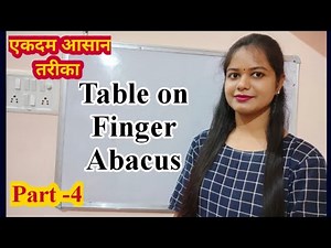 Table on finger Abacus | Finger Abacus | Finger calculation Trick | Abacus | Abacus for kids |