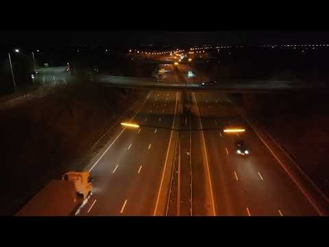 Why This Road Looks Like 1985 — Drone Footage of the UK’s Rarest Streetlights